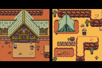 make pixel art backgrounds and animations for your projects