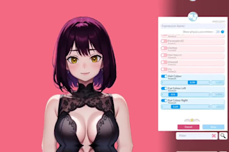 draw live2d prprlive vtuber rigging chibi anime twitch emotes pngtuber 4 stream