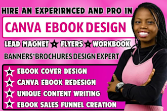 canva ebook design, pdf lead magnet, ebook design, canva ebook design, workbook