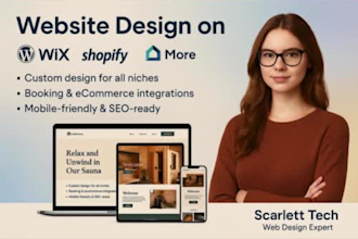 do a responsive website with wordpress, wix, or squarespace