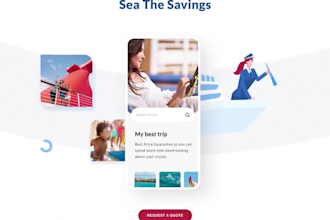 design a professional boat cruise, yacht, and travel agency website