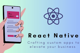 create a react native expo application