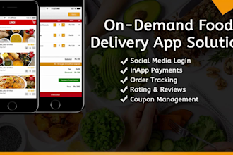 develop a complete food delivery app like uber eats, zomato, swiggy