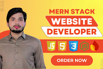 do mern stack web development with modern websites and dynamic web apps
