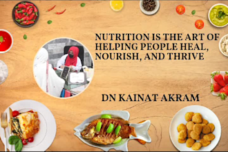 be your nutritionist for healthy meal plan and balanced diet