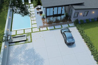do a photorealistic exterior rendering
