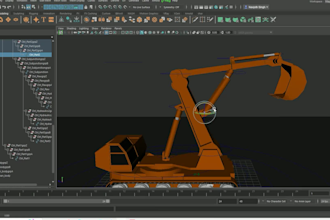 rig your 3d prop and model in autodesk maya in 24hrs
