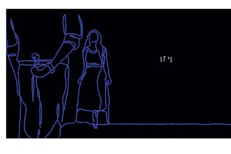 do 2d animation, hand drawn line art illustration, 2d line art, pencil sketch