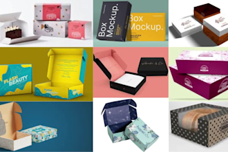 do any kind of packaging box design, kraft, shipping, craft and mailer poly box