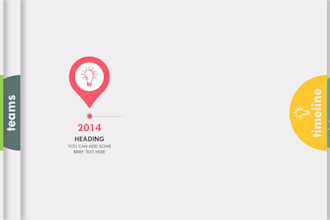design attractive powerpoint infographic pitch deck