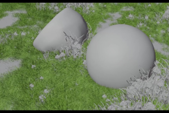 create a cinematic,  3d environment or design in blender