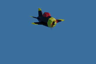 create low poly 3d game assets with or without animation