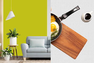 remove background 25 images with white or transparent