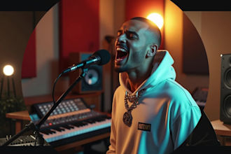sing lead vocals, love song, UK male singer, pop, folk, rock, gospel,beat making