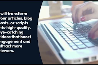 create video for your blog post and youtube channel