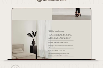 design squarespace personal branding website for lgbtq influencers and creators
