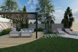 do photo realistic renderings of your landscape designs, backyards, frontyards