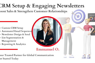 set up and manage your CRM system and create engaging newsletters