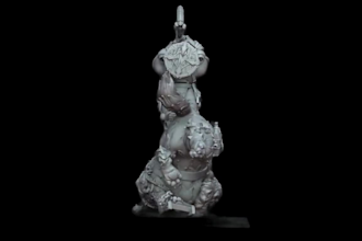 sculpt 3d warhammer miniatures 40k character model and action figure 3d printing