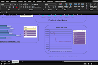create custom excel dashboards for business analytics
