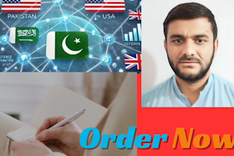 manually write on international relation with keywords
