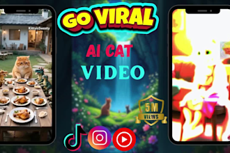 create adorable ai cat video ai cat stories, ai cat youtube shorts, reels tiktok