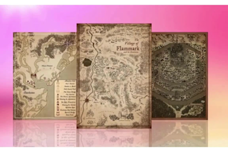 do fantasy dnd ttrpg map battle map cartography novel book cover for authors