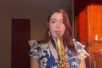 record a tenor saxophone track, solo for your song