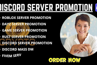 discord mass dm, rust server promotion, fivem, dayz, roblox, game server, rust