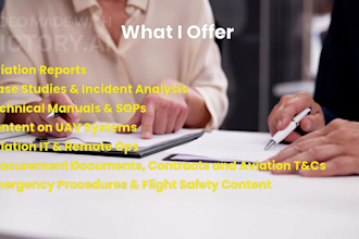 write any aviation articles