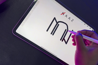 create a handcrafted name logo that stands out