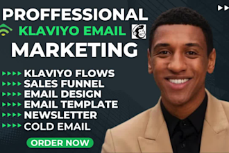 setup shopify klaviyo cold email marketing flows mailchimp campaign automation