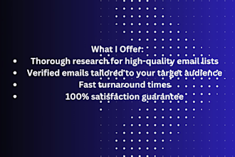 collect niche best email list