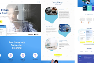 do cleaning service website with bookingkoala, launch27