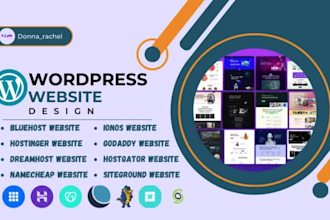 build wordpress website on godaddy hostinger website namecheap ionos bluehost