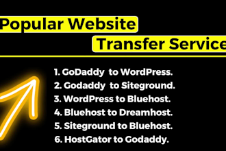 migrate or transfer your wordpress website in 24 hours