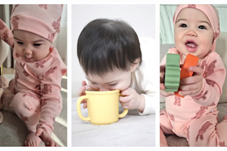 shoot lifestyle baby product photos with my baby girl model