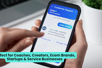 build an ai chatbot using chatgpt, chatbase, or manychat for your business