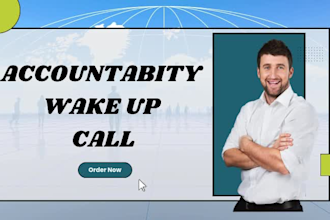 be ur morning motivation, wake up call, whatsapp video call reminder, phone call