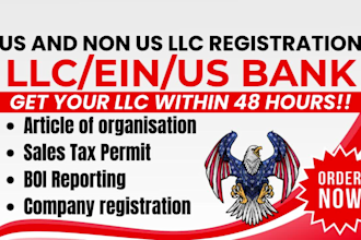 do USA company registration US llc registration ein number for US non residents