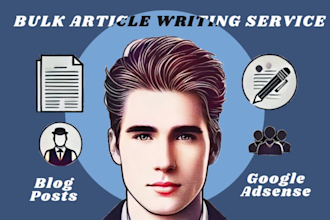 write bulk articles for SEO and blog post content creation