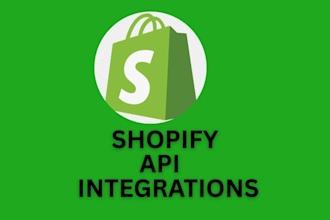integrate shopify API into your shopify web application