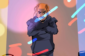 2d japanese anime style,2d animation, anime animation, 2d music video