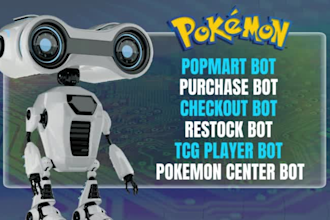 build pokemon center bot auto buying bot tcgplayer bot shopping bot checkout bot