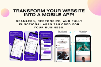 convert your website into a android or IOS application