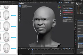 blender facial shapekeys,52 arkit blendshapes for 3d metahuman,wrinkles,ue5 rig