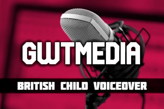 record a british teenager voice over