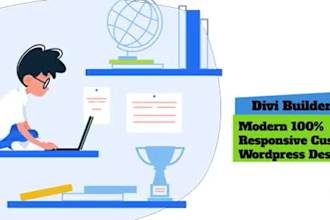 do wordpress web design and development using divi builder