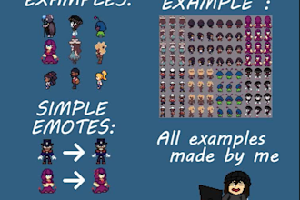make pixel art or pixel animations for you
