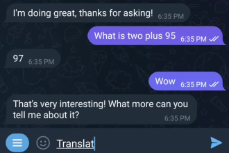 build a telegram bot